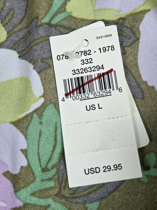 Aerie Floral Tank Top Women's Large Multicolor Sleeveless Pullover Boho Casual - Picture 5 of 10